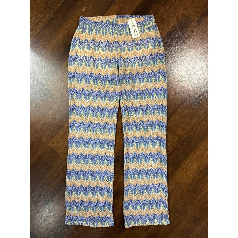 L Space NWT Sunchaser Beach Pants Cover Up Sheer Resort Vacation Sz M